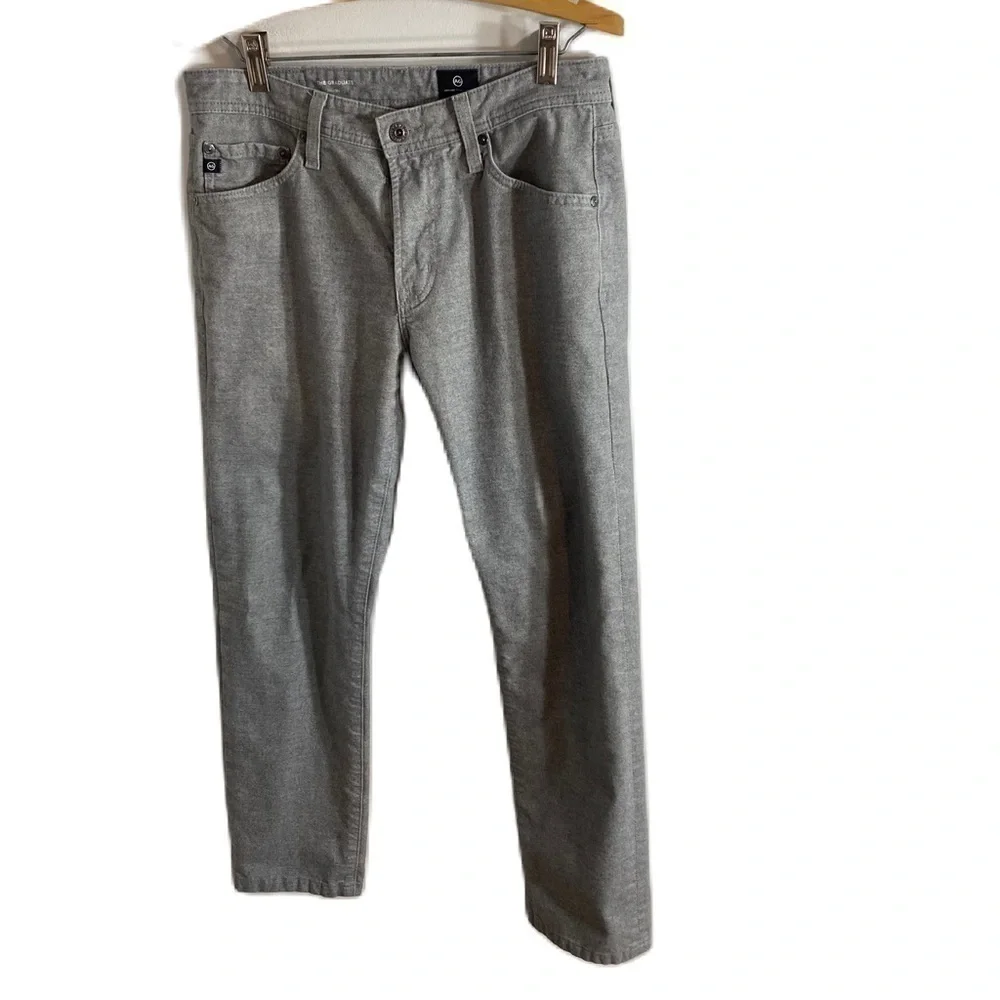Adriano Goldschmied AG Gray The Graduate Tailored Leg Jeans 31x34